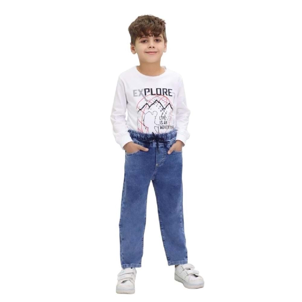 419627 ERKEK KOT PANT 9Y,10Y,11Y,12Y Erkek - MAVİ - 8-9 YAŞ