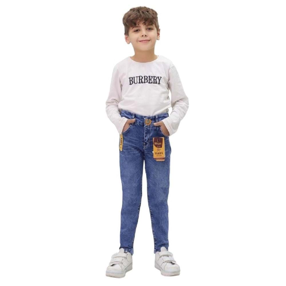 419686 ERKEK KOT PANT 9Y,10Y,11Y,12Y Erkek - MAVİ - 8-9 YAŞ