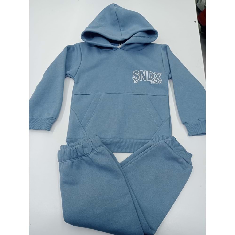 415834 BEBE TAKIMI Erkek İkili Takım 2Y,3Y,4Y,5Y Erkek - MAVİ - 5-6 YAŞ