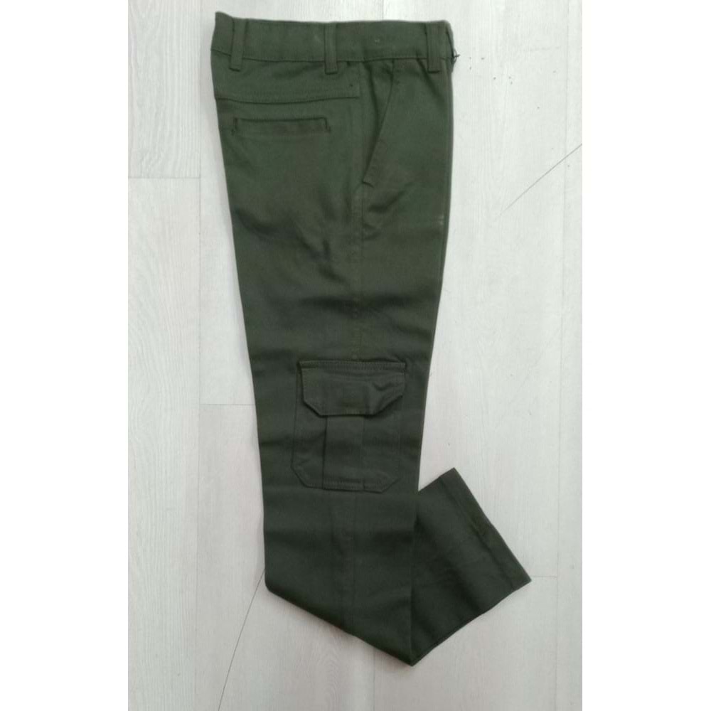 Bcg Keten Lastikli Çocuk Kargo Cep 5/9 Yaş - Haki - 6-7 Yaş