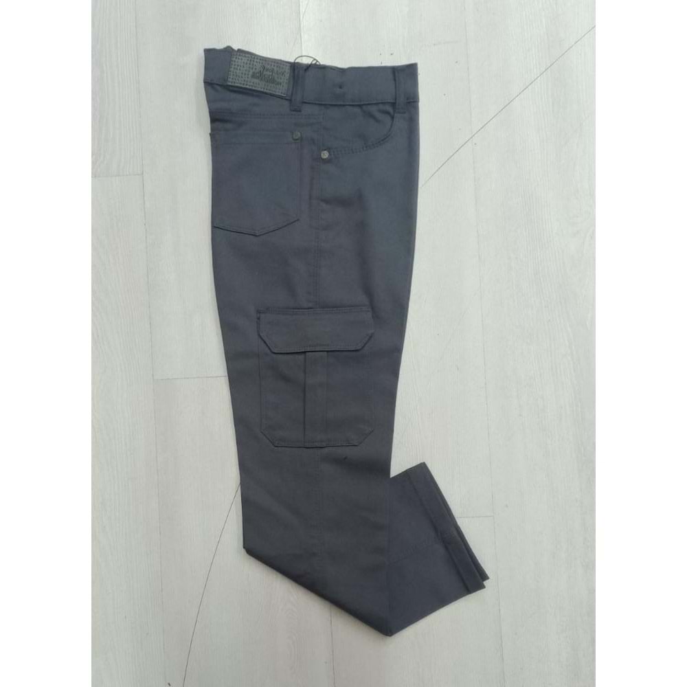 Bcg Canvas Çocuk Kargo Cep Pantalon 5/9 Yaş - Gri - 5-6 Yaş