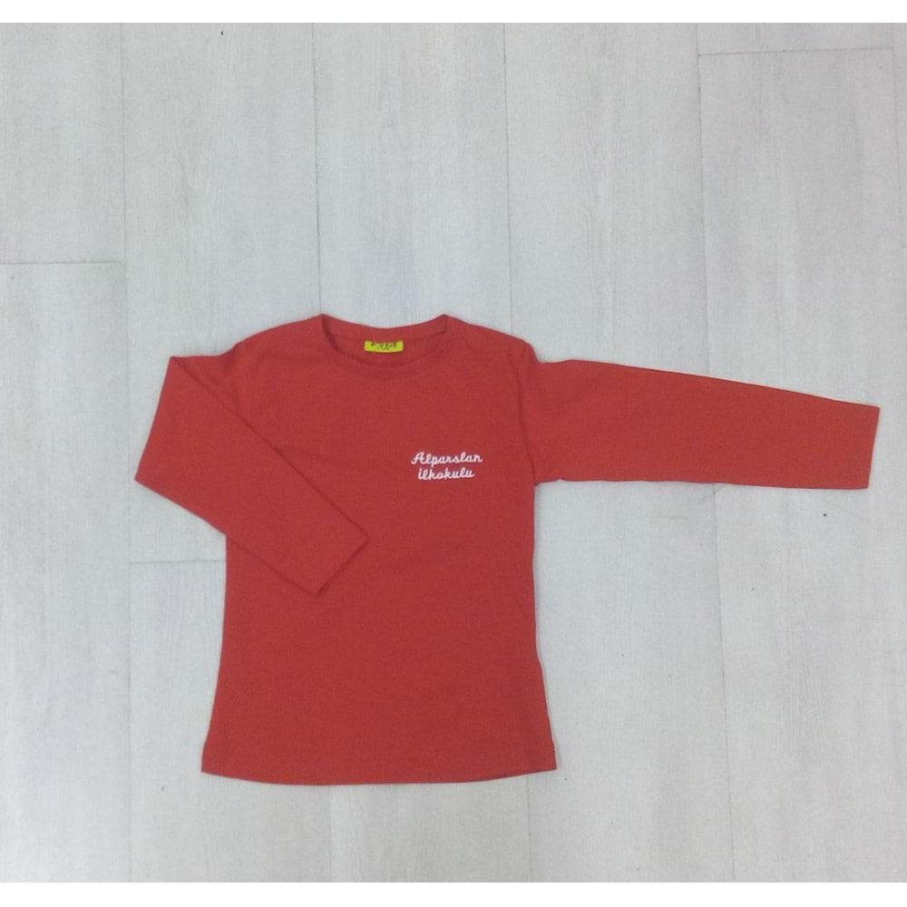 Bcg Alparslan Üst Penye - Kırmızı - 9-10 Yaş