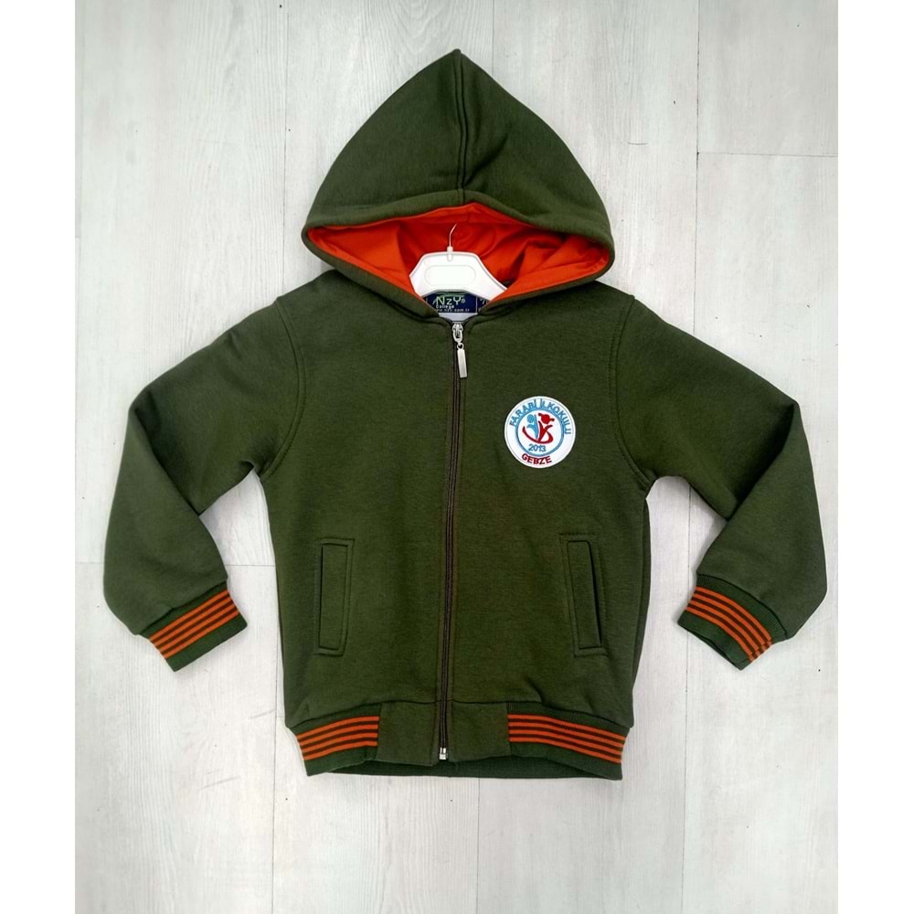 FARABİ İLK ÜÇİP MONT - HAKİ - 9-10 YAŞ