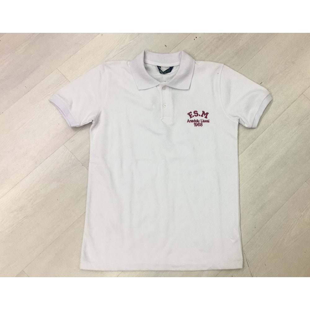 FSM LİSE L.KISA - BEYAZ - 4XL