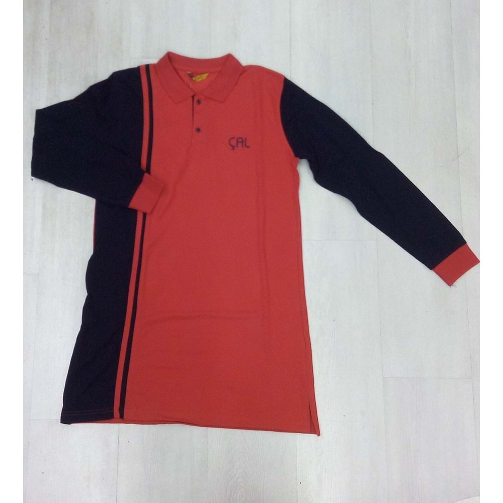 ÇAL LİSE LAKOST TUNİK - KIRMIZI - 4XL