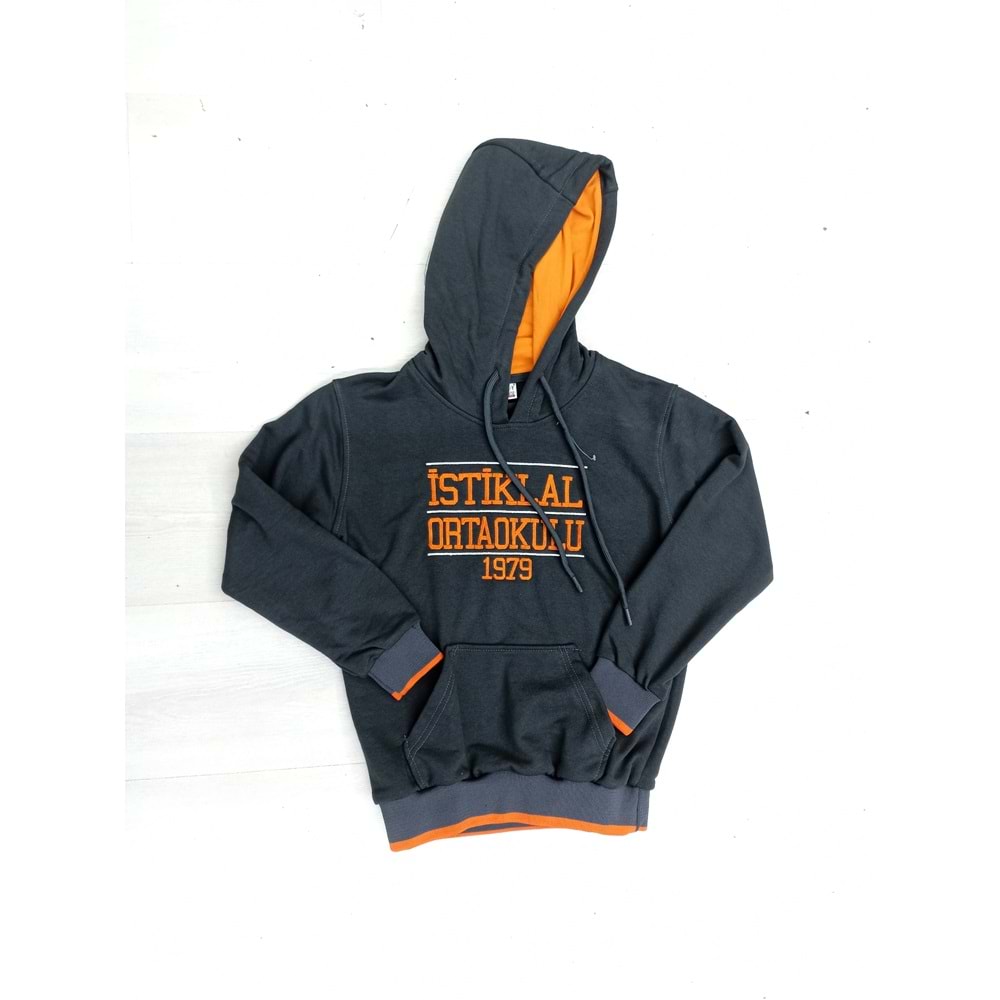 İSTİKLAL ORTA KIZ SWEAT - TURUNCU - 9-10 YAŞ