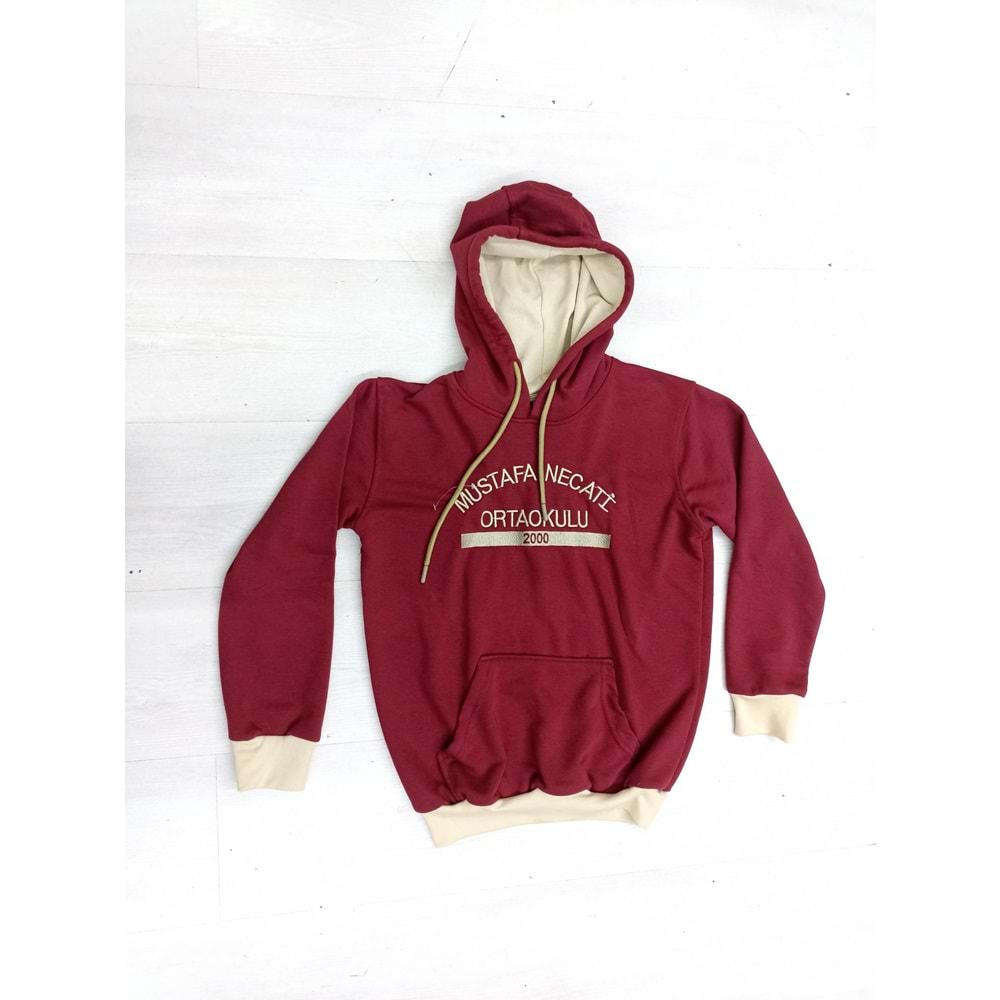 Bcg M.Necati Orta Kapş. Sweat - BORDO - XL