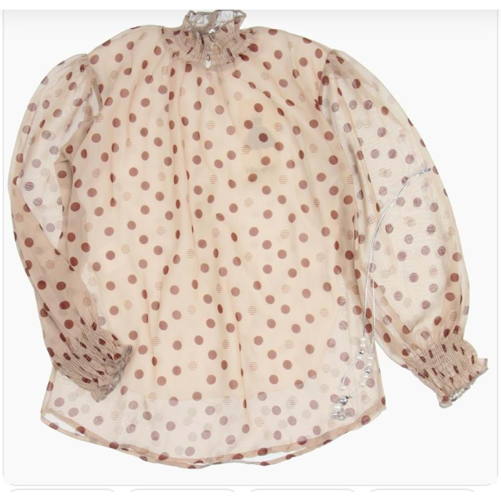 7139 2/5 YAS KIZ BASKILI CIZGILI SAPKALI YAZLIK ELBISE - PUDRA - 3-4 YAŞ