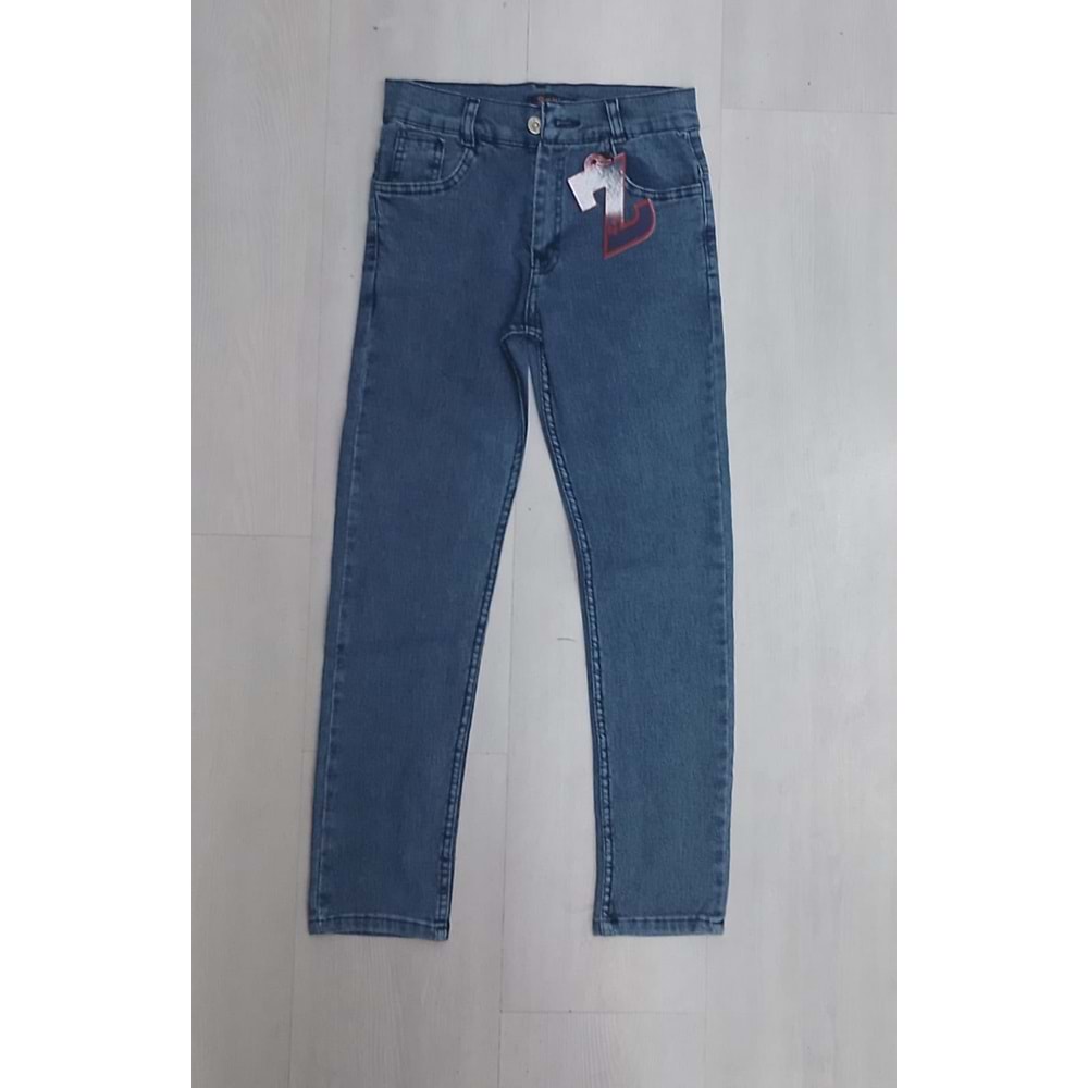373173 AÇIK MAVİ KOT PANTOLON 11Y,12Y,13Y,14Y,15Y - AÇIK MAVİ - 12-13 YAŞ