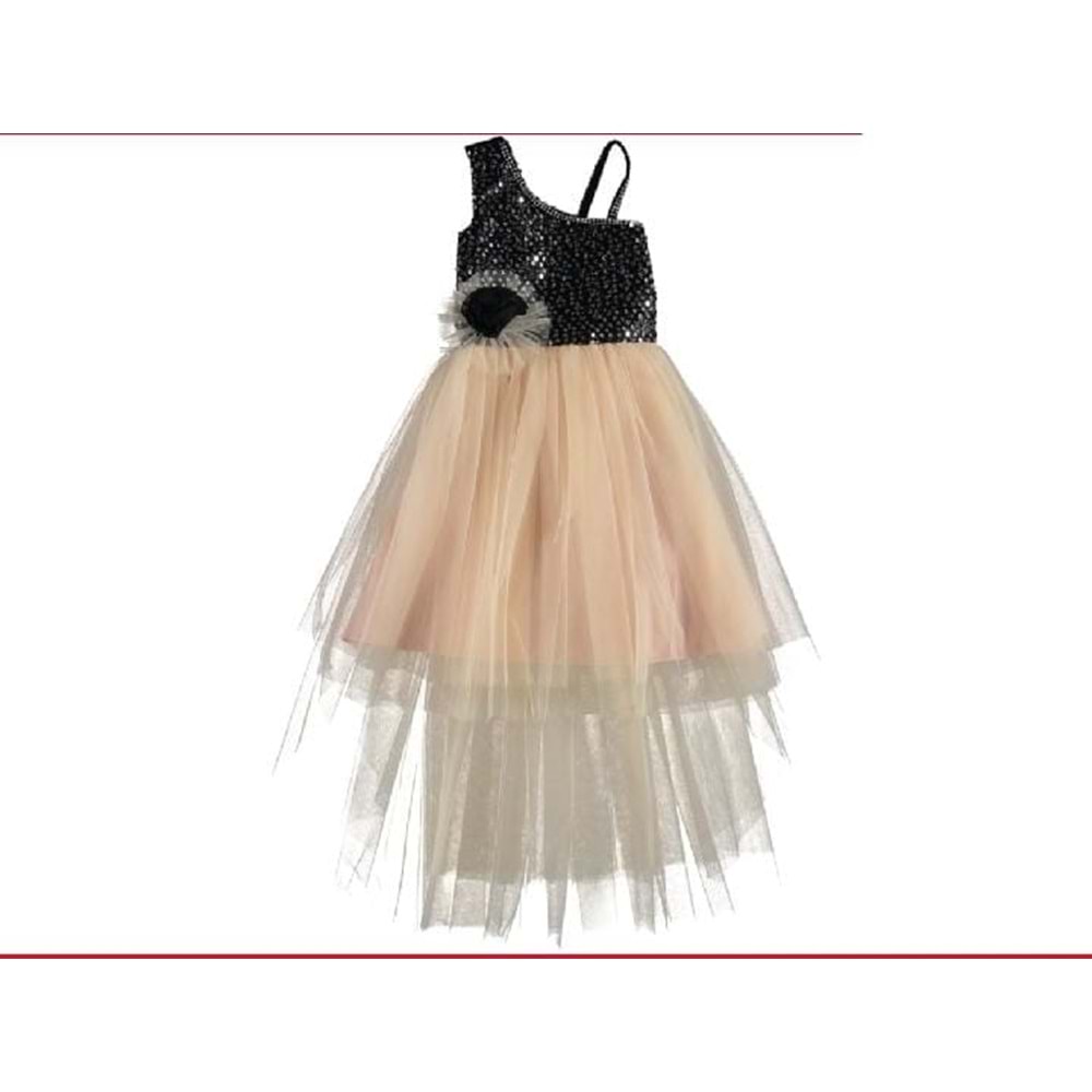 376281 Abiye Elbise 8Y,9Y,10Y,11Y,12Y - YAVRUAĞZI - 10-11 YAŞ