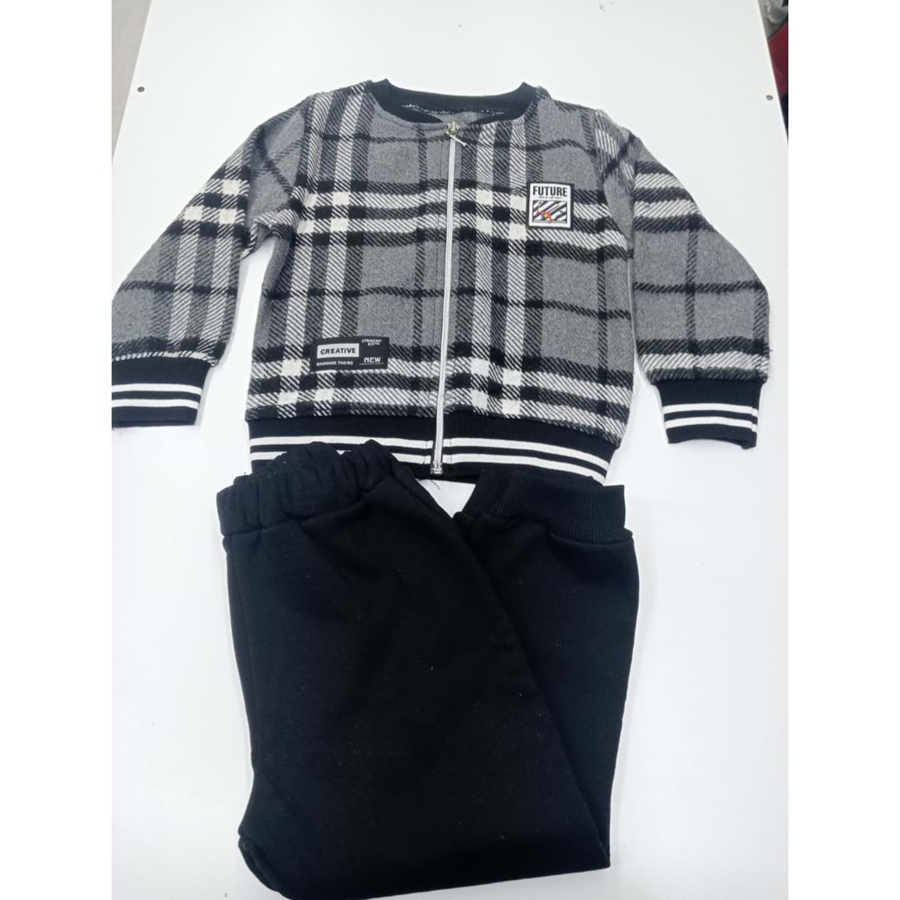 386452 ODUNCU FERMUARLI RİBANA ÜST - FÜME - 3-4 YAŞ