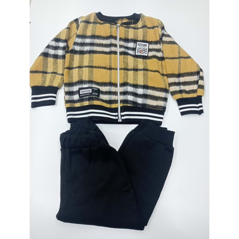 386452 ODUNCU FERMUARLI RİBANA ÜST - SARI - 5-6 YAŞ