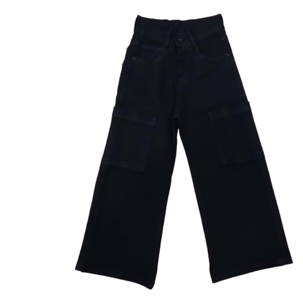 393588 KETEN PANTOLON 5Y,6Y,7Y,8Y - SİYAH - 7-8 YAŞ