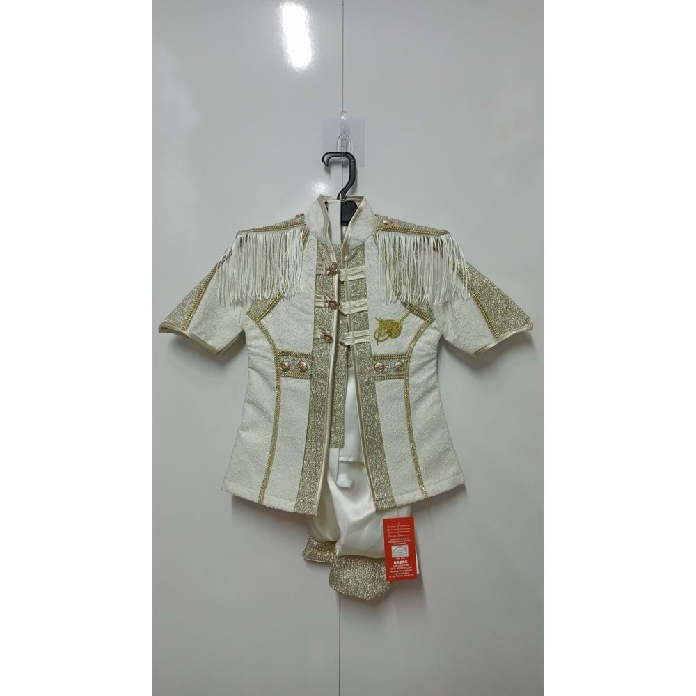 LÜX TUĞRA BEBE KAFTAN TAKIMI 5/12 YAŞ - GOLD - 0-1 YAŞ