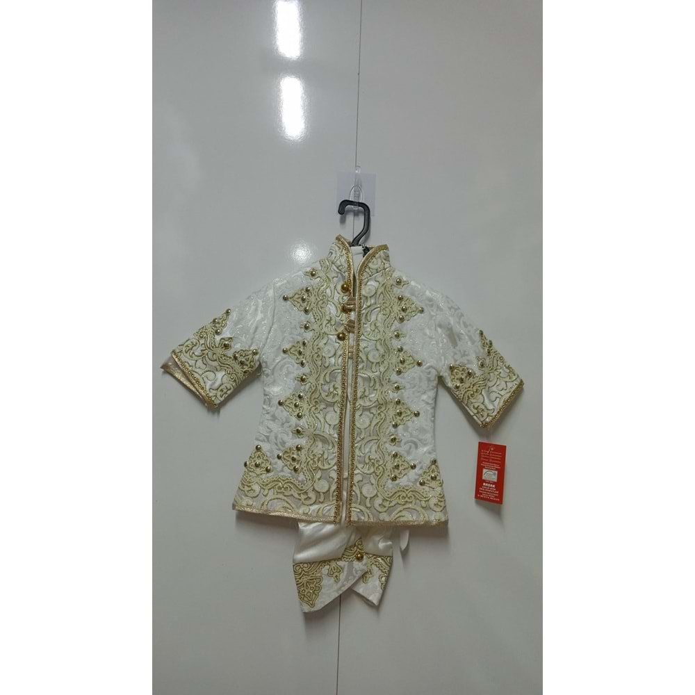 ZIRHLI BEBE KAFTAN TAKIMI 1/4 YAŞ - GOLD - 0-1 YAŞ