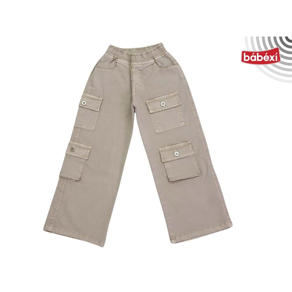 401778 PDF KIZ PANTOLON 11Y,12Y,13Y,14Y,15Y - BEJ - 13-14 YAŞ