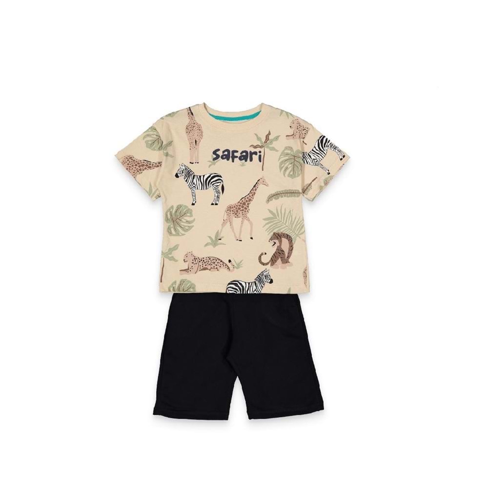 403825 ERKEK YAZLIK TAKIM 5Y,6Y,7Y,8Y - LACİVERT - 6-7 YAŞ