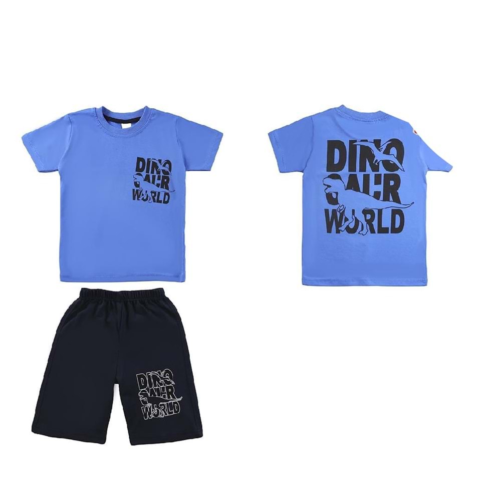 398041 Kaprili Takım 2Y,4Y,6Y,8Y - MAVİ - 7-8 YAŞ