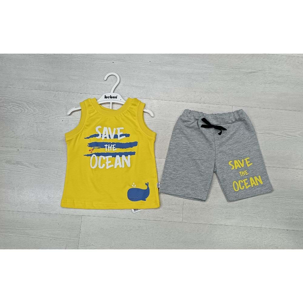 404464 SAVE THE OCEAN TK 2Y,3Y,4Y,5Y - SARI - 2-3 YAŞ