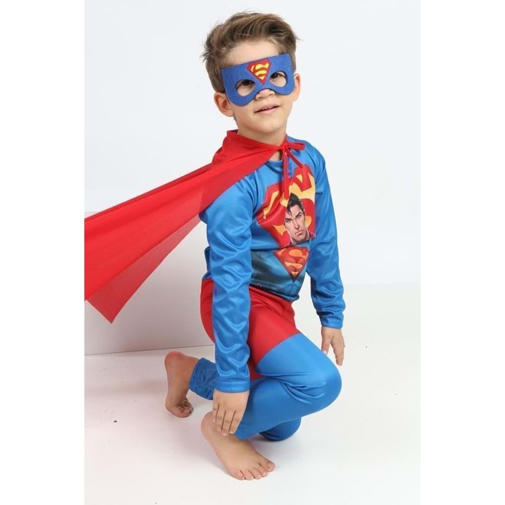 Kassız Kostüm 3 Parça - MAVİ - 6-7 YAŞ