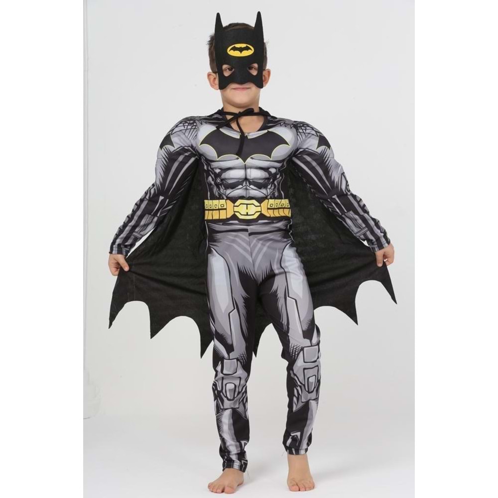 Kaslı Kostüm 3 Parça - SİYAH - 5-6 YAŞ