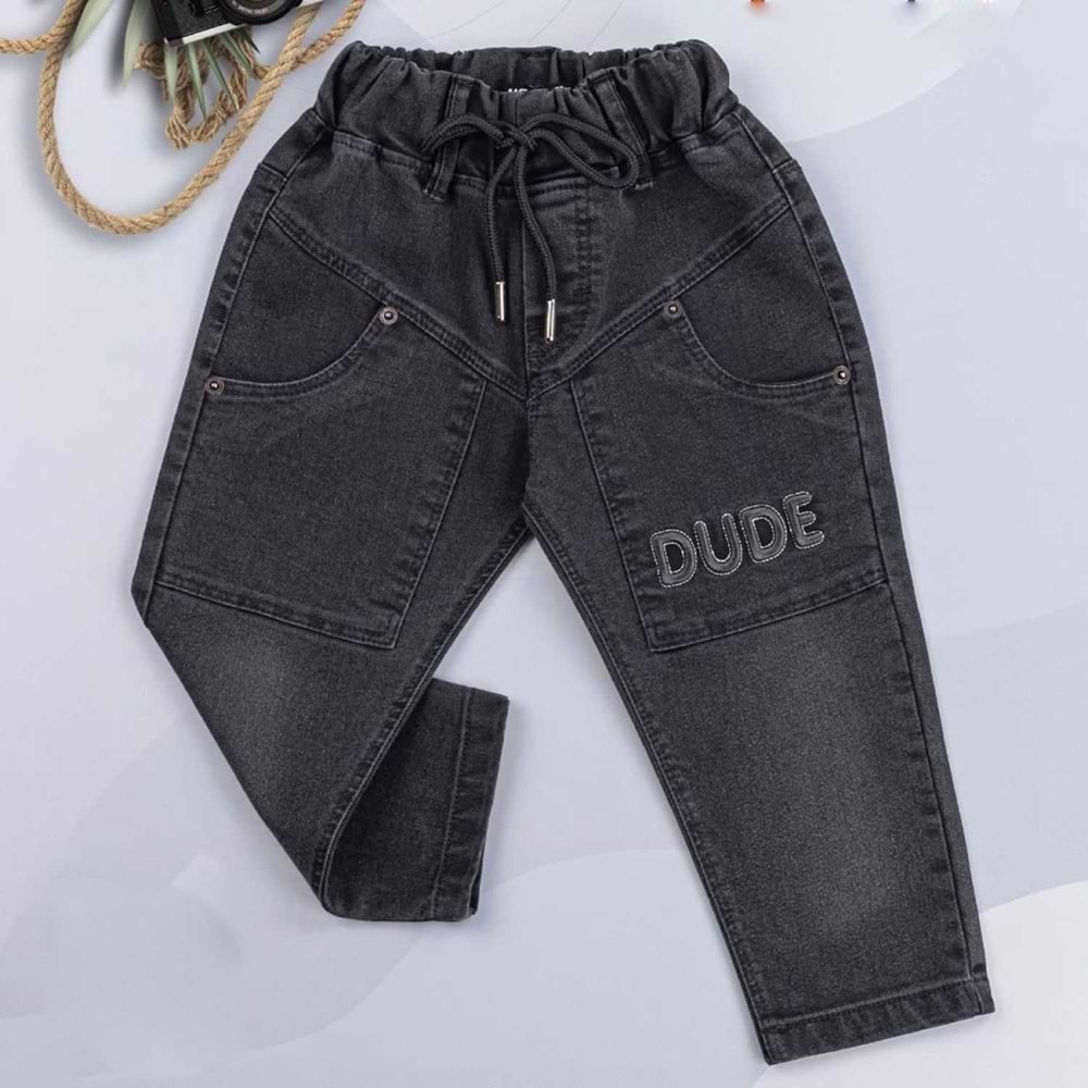 YAVRU5362 YAVRU5362 PANTOLON KOT ERKEK 8-12 YAŞ - SİYAH - 10-11 YAŞ