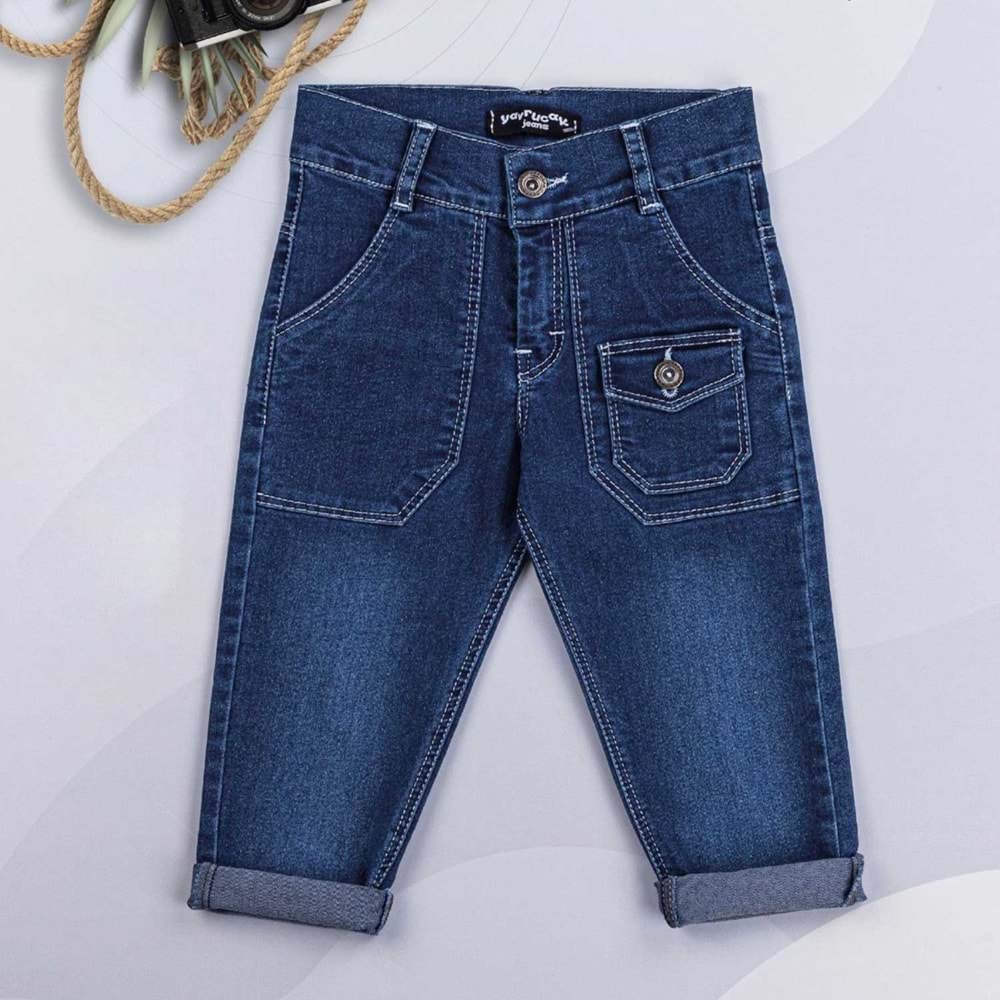 YAVRU5350 YAVRU5350 PANTOLON KOT ERKEK 8-12 YAŞ - LACİVERT - 12-13 YAŞ