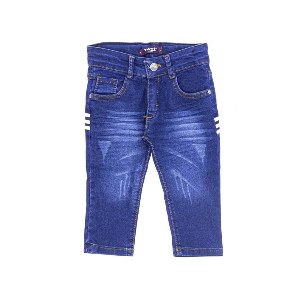 1023976 9-12 YAŞ -1453- KOT PANTOLON - MAVİ - 8-9 YAŞ