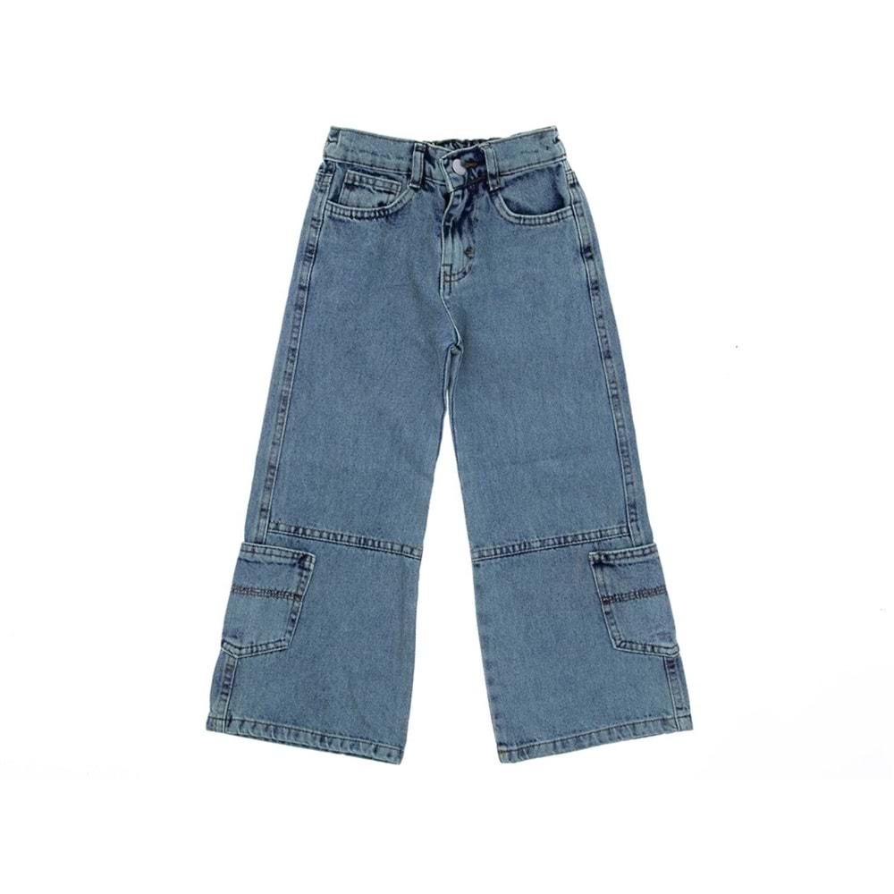 1111251824 11/15 YAŞ 3621 citywear kız pantolon - MAVİ - 14-15 YAŞ