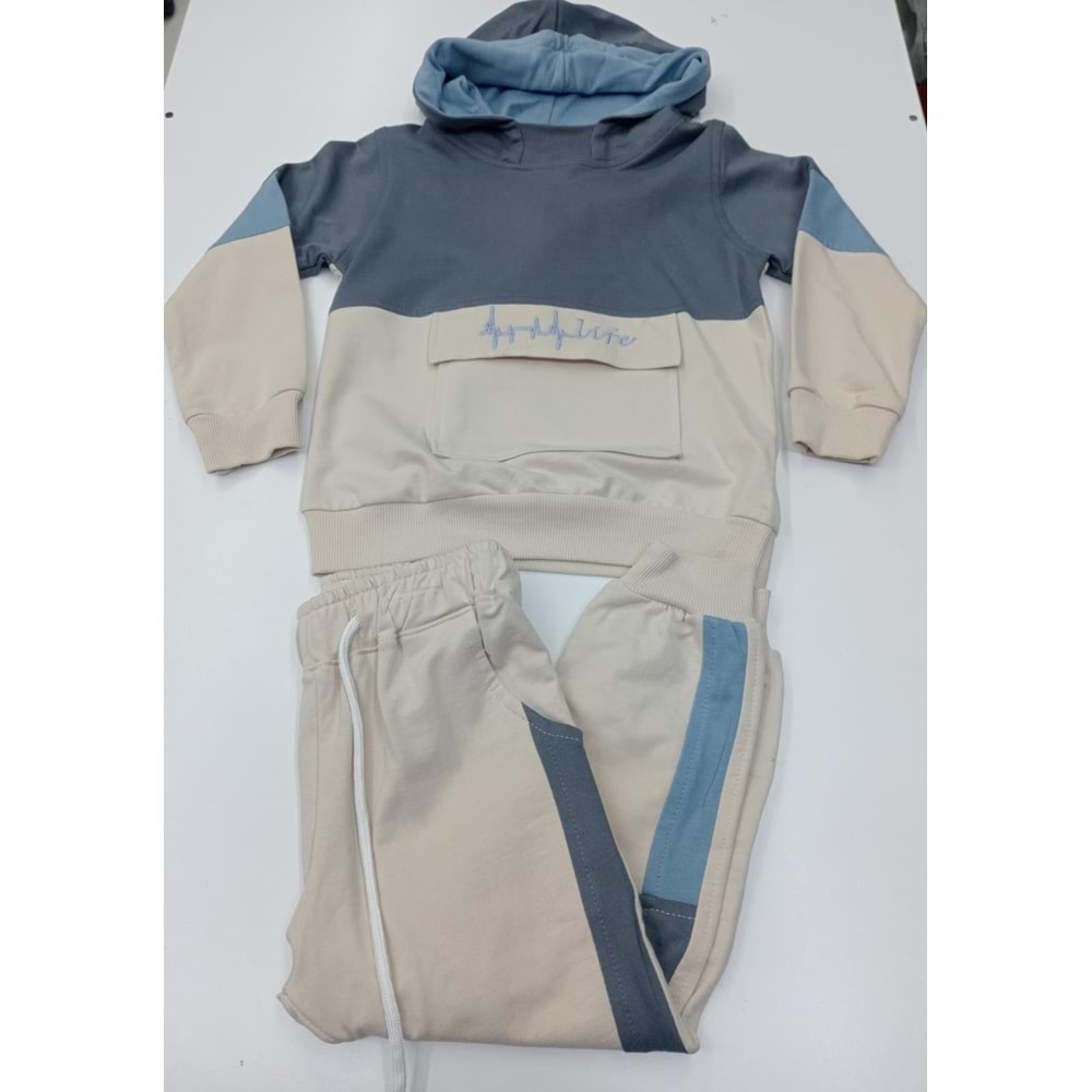 411680 ZR TAKIM ERKEK - FÜME - 4-5 YAŞ