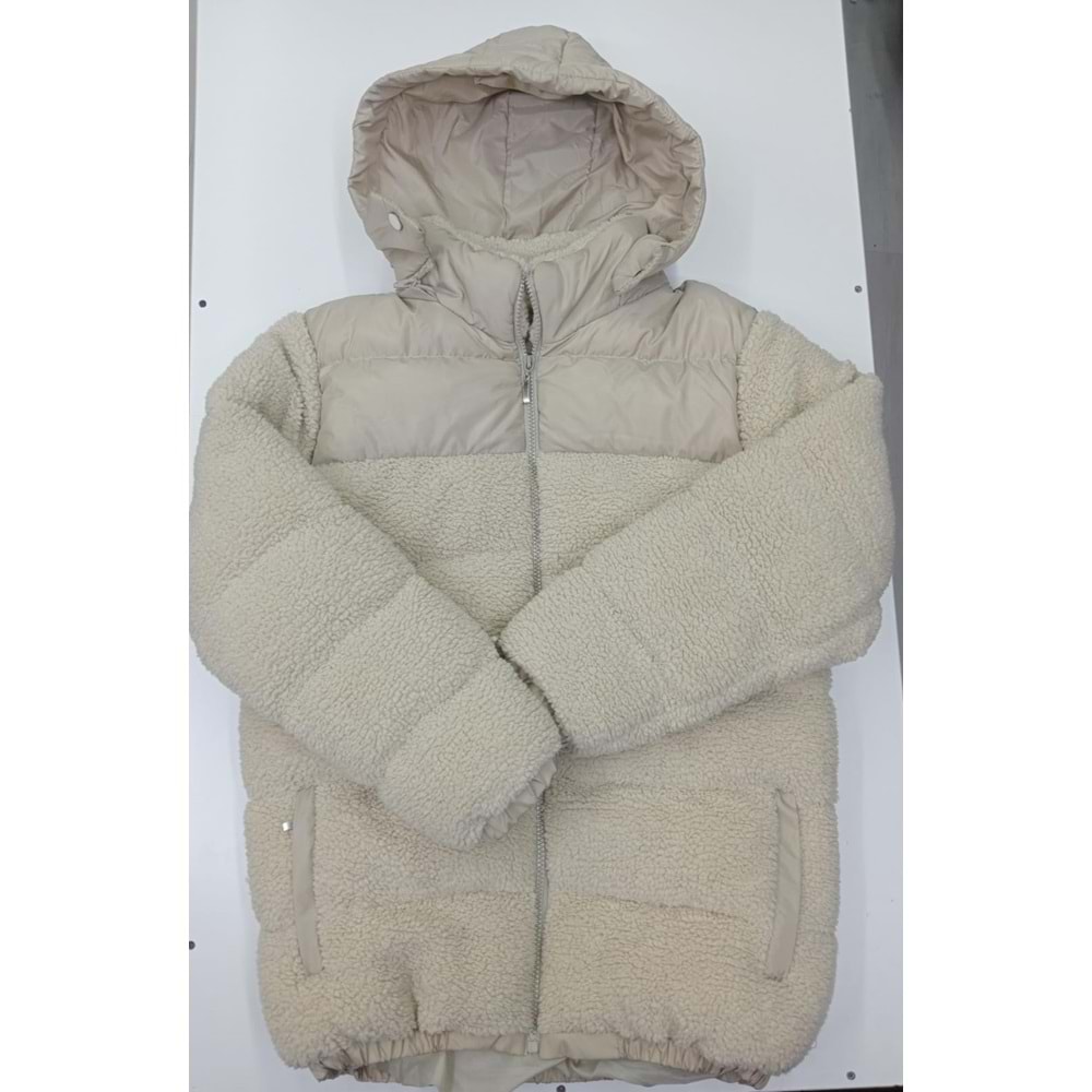 413418 Çocuk Mont 12/15 Yaş - YEŞİL - 12-13 YAŞ