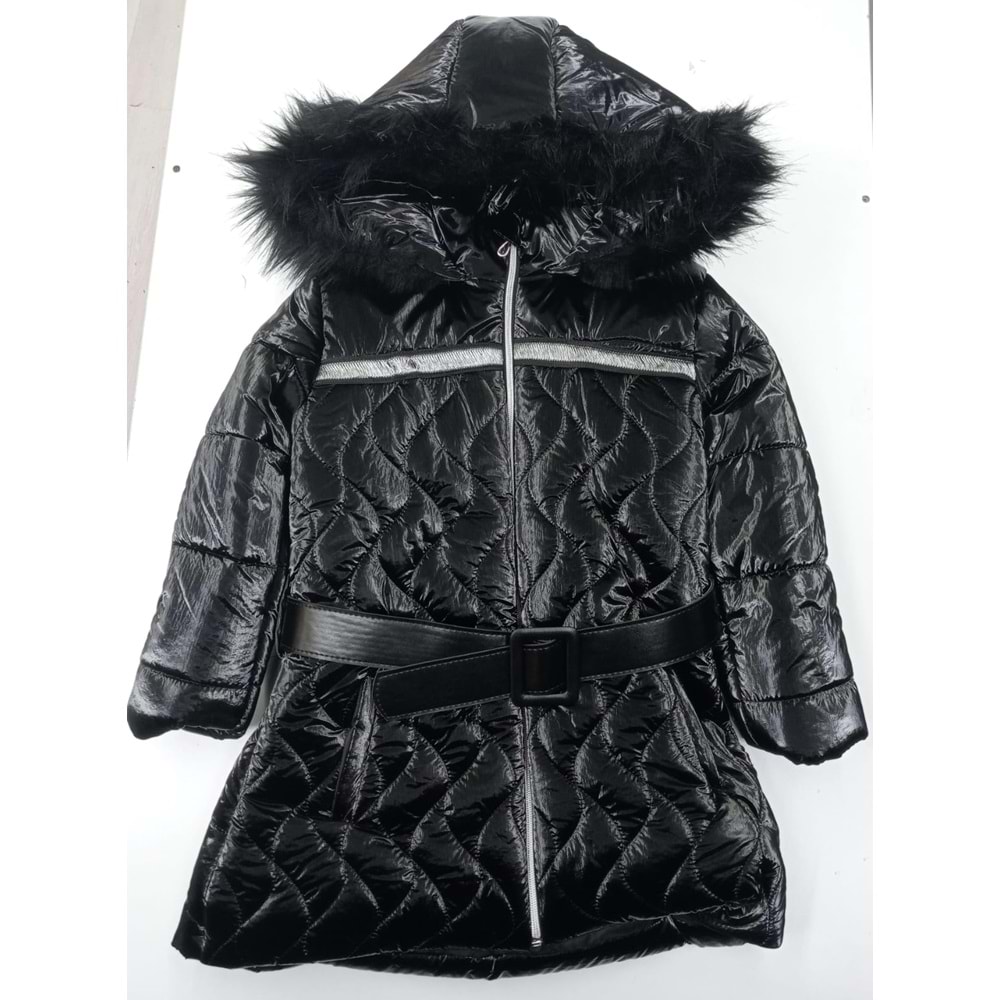 SİMLİ ŞERİT MONT KIZ 7/10 YAŞ - SİYAH - 6-7 YAŞ