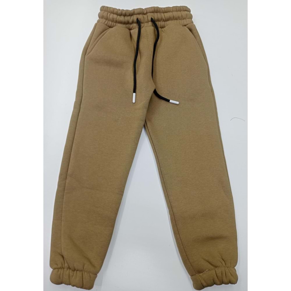 1570 3 İP ŞARDONLU KIŞLIK OKUL EŞOFMANI 12/16 - CAMEL - 13-14 YAŞ