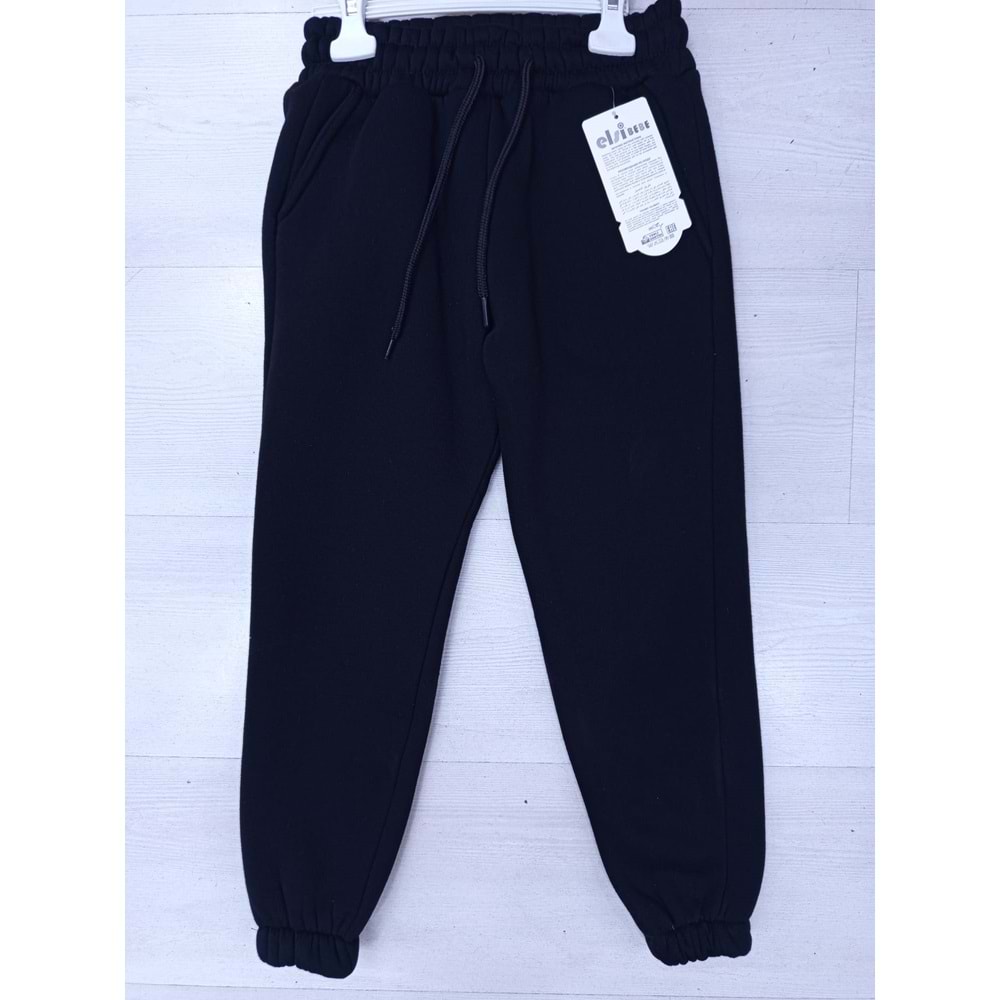 1570 3 İP ŞARDONLU KIŞLIK OKUL EŞOFMANI 12/16 - SİYAH - 14-15 YAŞ