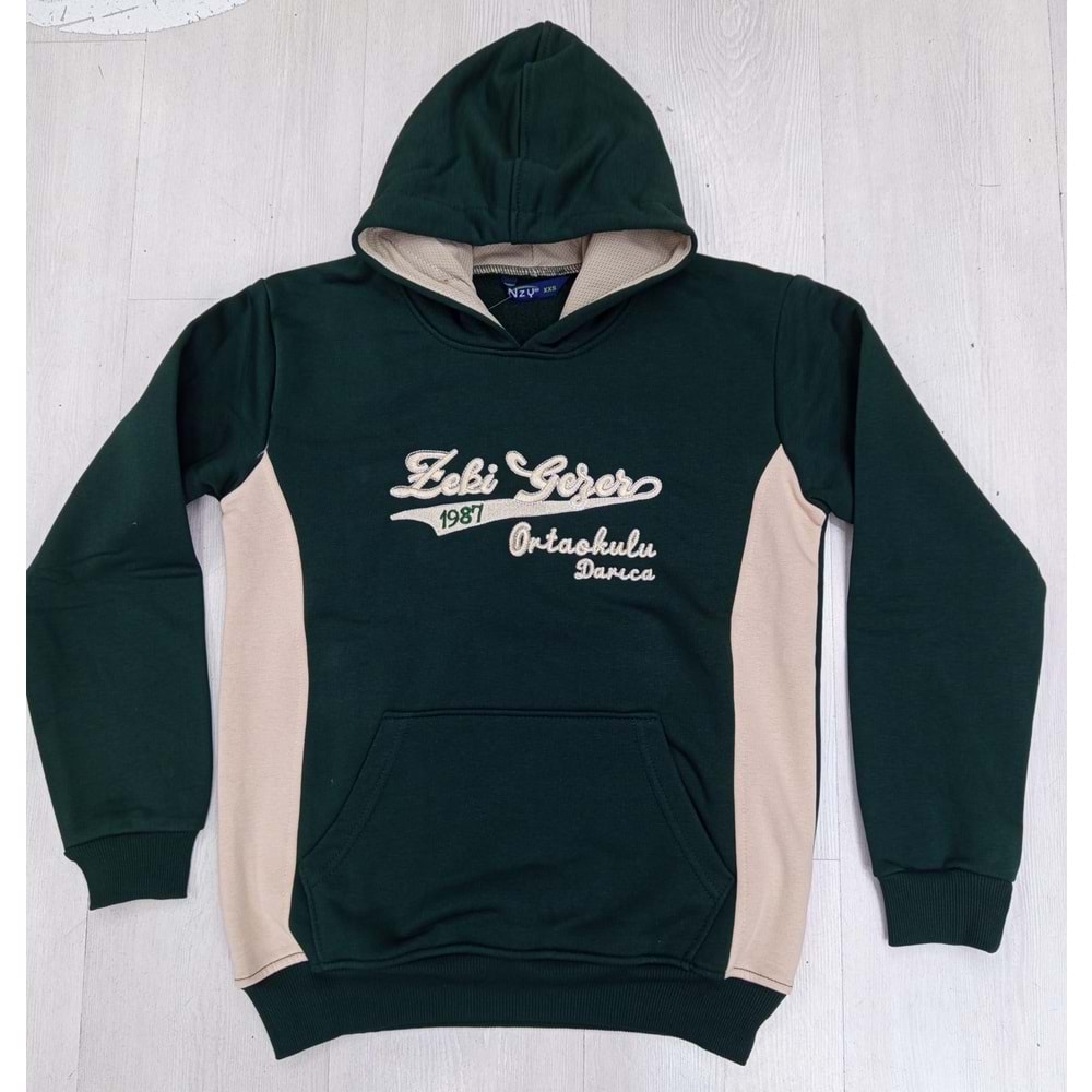 ZEKİ GEZER ORTAOKULU MONT - YEŞİL - XXL