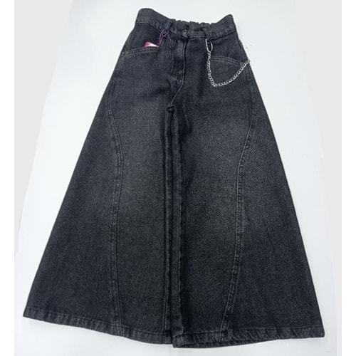 241262 CEMİX KİDS KIZ 10/15 YAŞ ZİNCİR DETAYLI PANTOLON - FÜME - 14-15 YAŞ