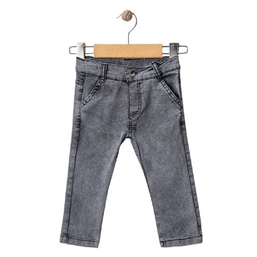 413943 Likralı Kot Pantolon 12 Ay,2Y,3Y,4Y Erkek - GRİ - 0-1 YAŞ