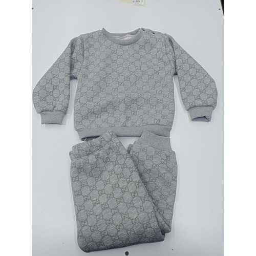 416672 Baskılı Üç İp Erkek Tk 9 Ay,12 Ay,18 Ay,2Y Erkek - FÜME - 2-3 YAŞ