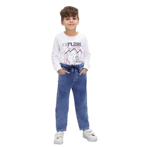 419626 ERKEK KOT PANT 5Y,6Y,7Y,8Y Erkek - MAVİ - 5-6 YAŞ