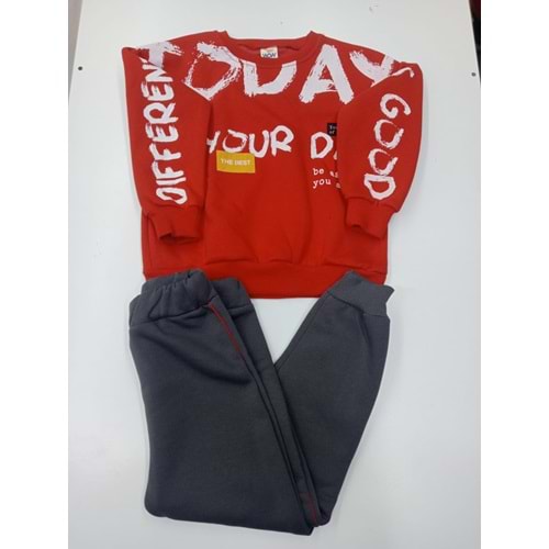 415169 TODAY Armalı Baskılı Erkek Takım 5Y,6Y,7Y,8Y Erkek