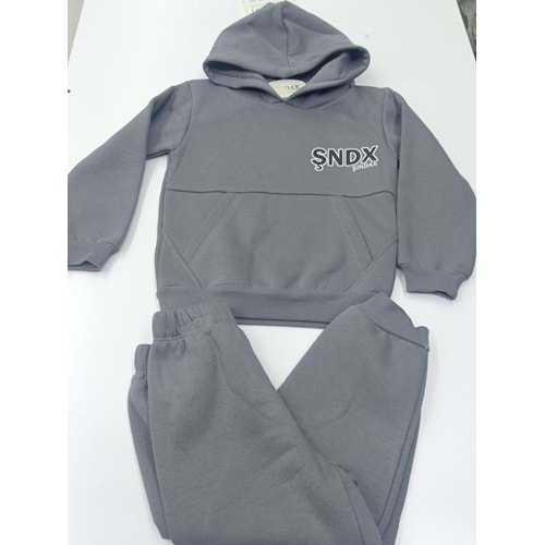 415834 BEBE TAKIMI Erkek İkili Takım 2Y,3Y,4Y,5Y Erkek - FÜME - 5-6 YAŞ