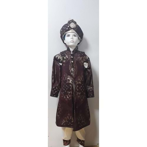 Bcg 3 Kalamazi Hase Kaftan 5/12 Yaş - Bordo - 4-5 Yaş