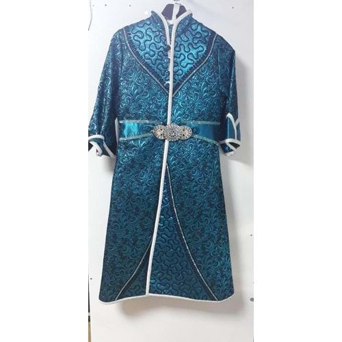 Bcg 1 Kalamazi Ertuğrul Kaftan Takım 7/12 Yaş - Mavi - 10-11 Yaş