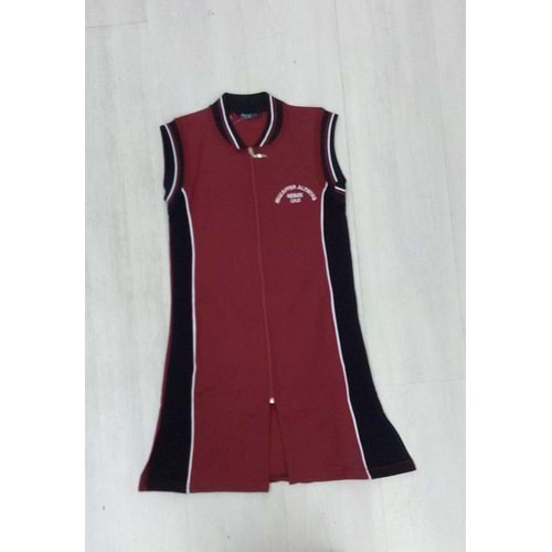 Bcg M.Altuntaş Orta Tunik Mont Yelek - Bordo - 9-10 Yaş