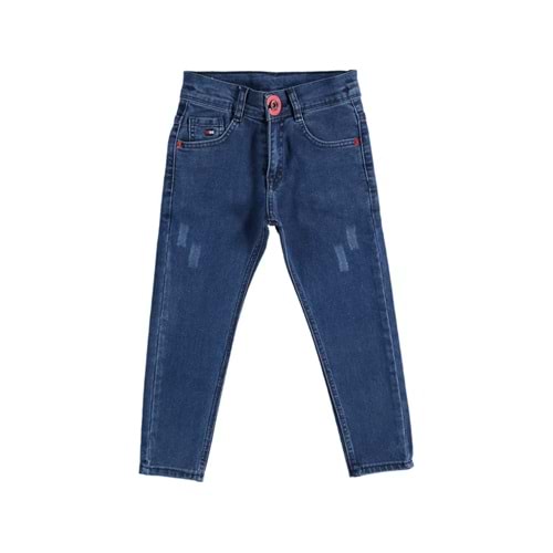 366689 KOT PANTOLON 9Y,10Y,11Y,12Y Erkek - MAVİ - 10-11 YAŞ