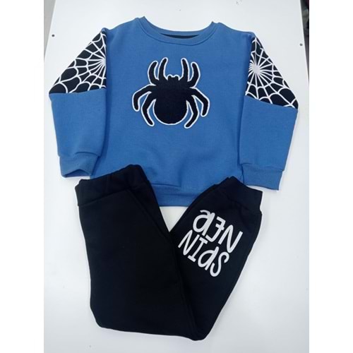 388488 ÜÇİP ERKEK TAKIM 5/8 YAŞ - MAVİ - 7-8 YAŞ