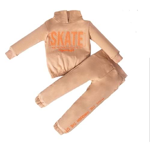 382508 STAKE BASKILI TAKIM 2/5 YAŞ - KAHVE - 3-4 YAŞ