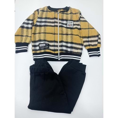 386452 ODUNCU FERMUARLI RİBANA ÜST - SARI - 4-5 YAŞ