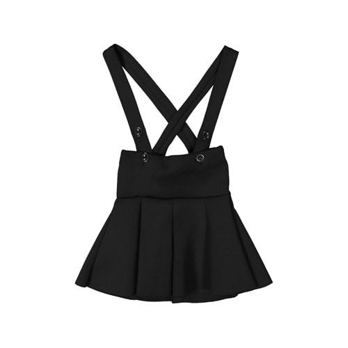 201728 KIZ 4/12 YAŞ ASKILI DALGIÇ ETEK - SİYAH - 11-12 YAŞ