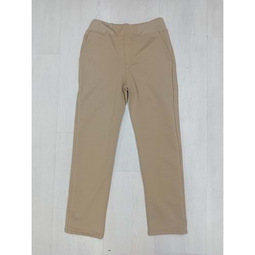 ORTAOKUL RİBANALI PENYE PANTALON - HAKİ - 13-14 YAŞ